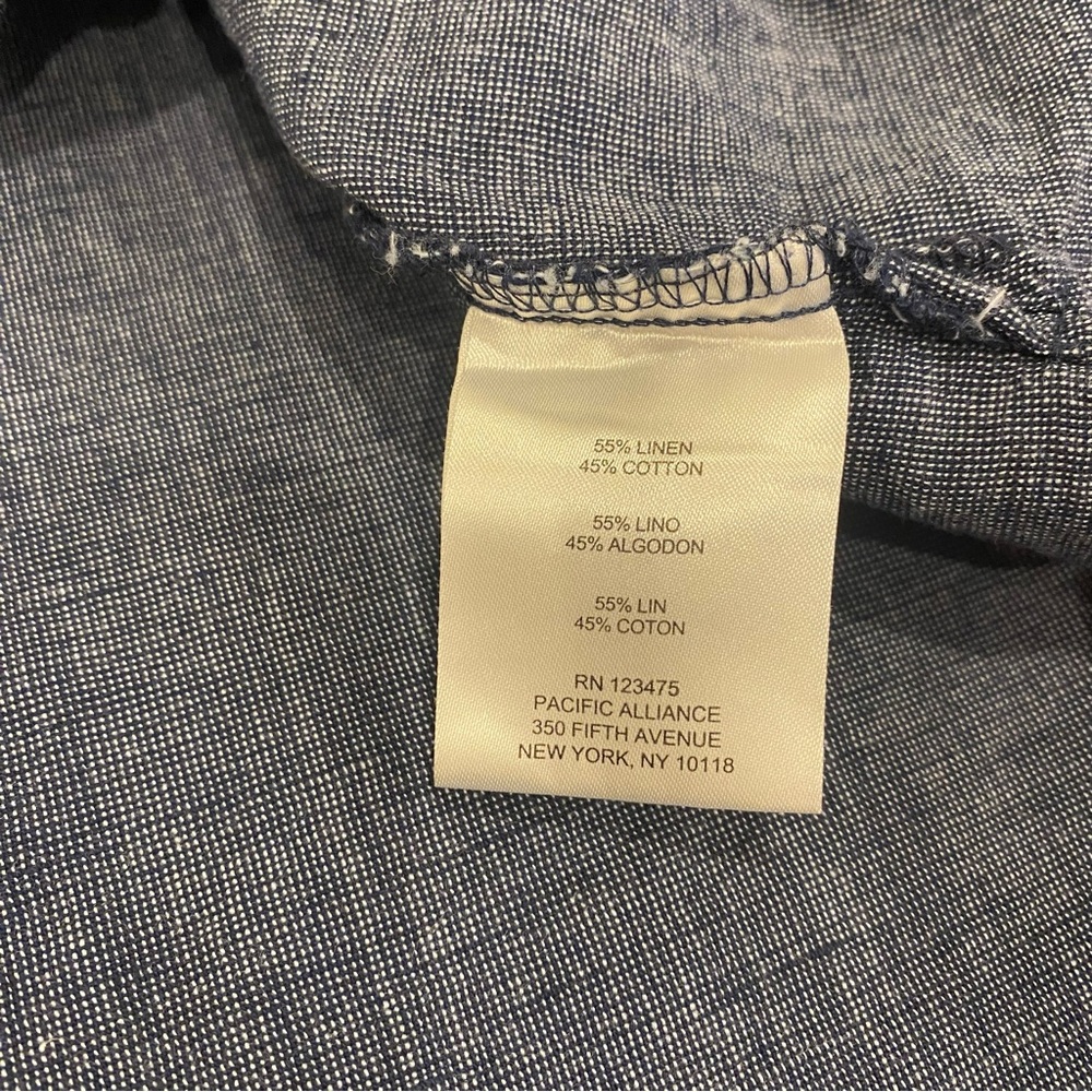 Ellen Tracy Linen blend sleeveless top - Picture 13 of 13